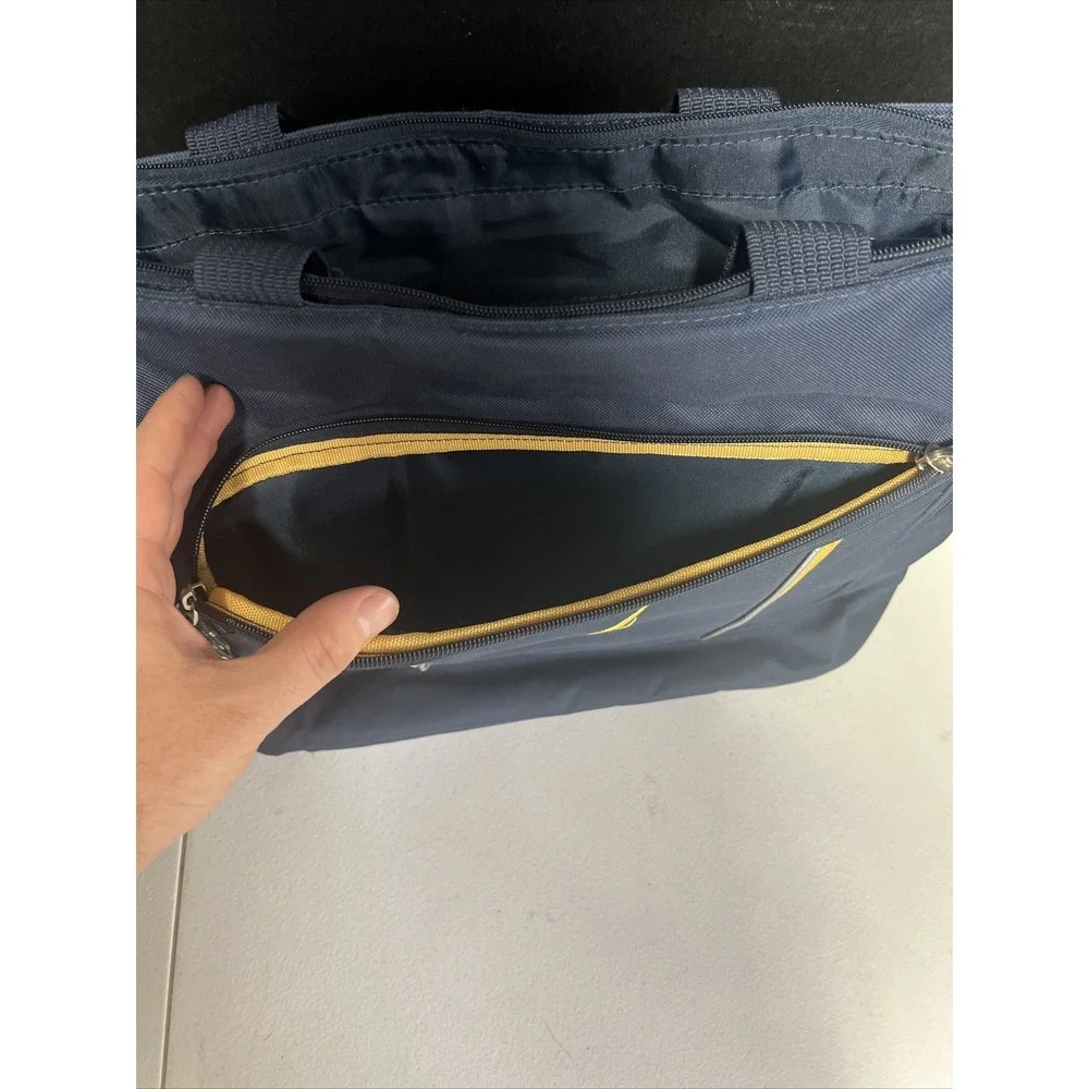 Nautica Large Canvas Tote ‎ Navy Blue 18